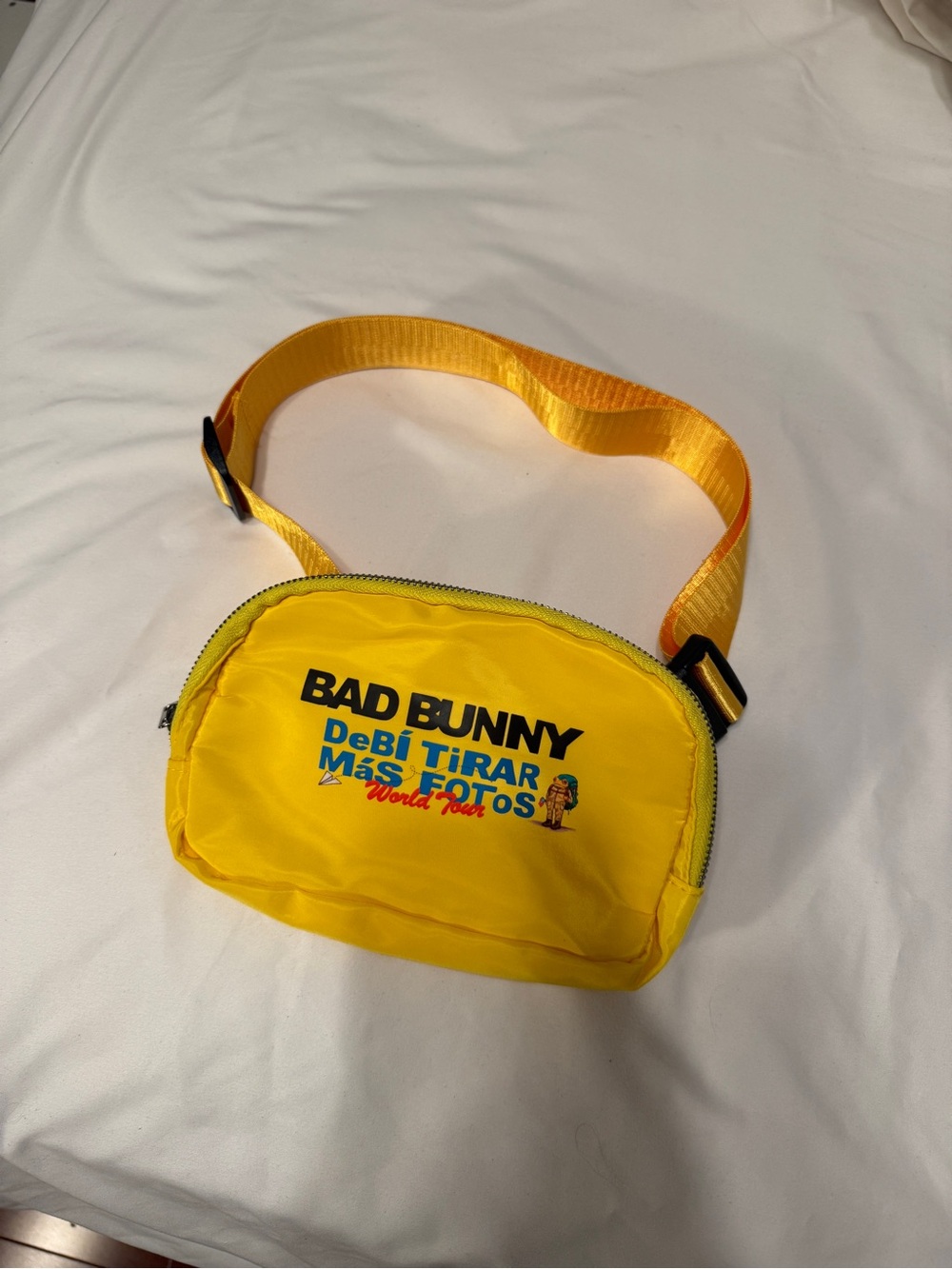 Bad Bunny Yellow Logo Waist Bag